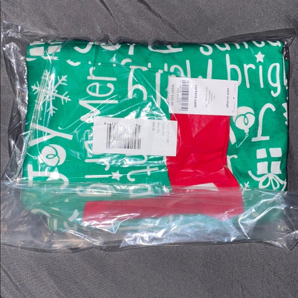 Carters Adult XXL Pajama Set